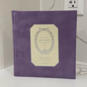 Purple Ladurée Recipe Book